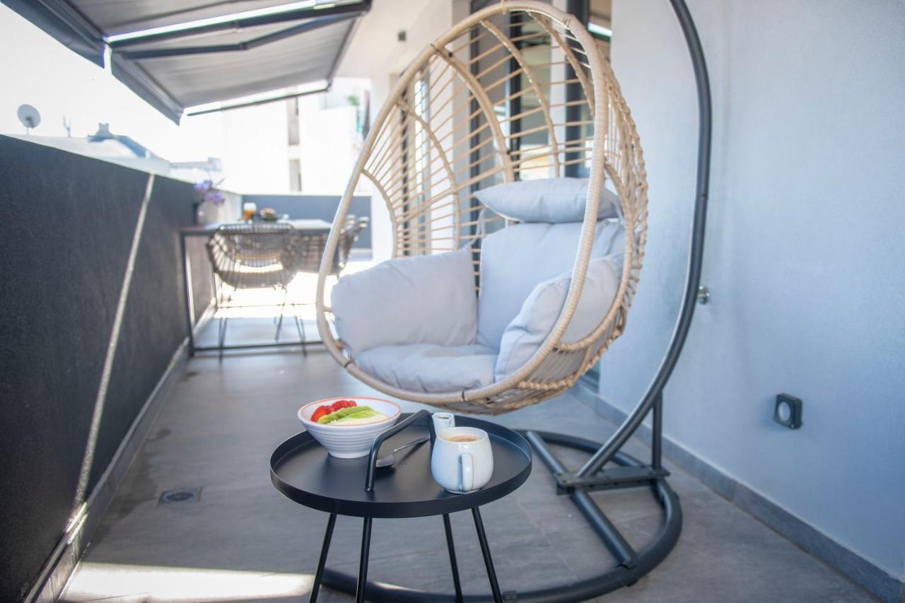 Ferienwohnung Luxury Penthouse With Acropolis View And Jacuzzi Athen Exterior foto
